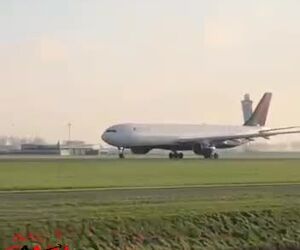 تیک آف ایرباس A330 دلتا ایرلاینز از فرودگاه اسخیپول آمستردام
