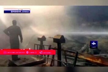 سقوط بالگرد در شهر درچه خمینی‌شهرِ اصفهان