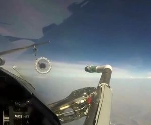 سوختگیری هوایی از نمایی دیدنی