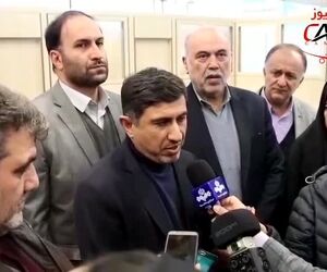 عزیزاله شهبازی در بازدید از فرودگاه پیام کرج: