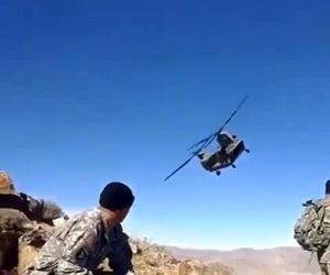 پرواز هلیکوپتر CH47 ملقب به شینوک 