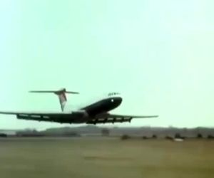 پرواز VC10 ویکرز با ارتفاع کم