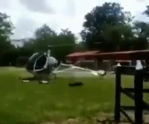 از هم پاشیدن هلیکوپتر