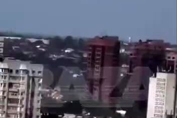 برخورد پهپاد انتحاری A-22 اوکراین به مرکز روستوف؛ روسیه نتوانست رهگیری کند!