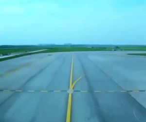 تایم لپسی زیبا از تیک آف بویینگ 777 ایر فرانس