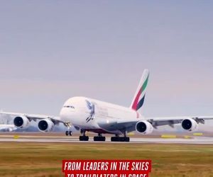 تیزر هواپیمایی امارات به مناسبت پرتاب ماهواره 