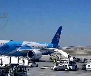 هم اکنون، مسافرگیری بویینگ۷۸۷ چاینا ساترن در فرودگاه امام خمینی
