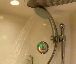 حمام در هواپیما