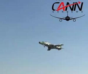 پرواز جنگنده‌های نیروهای هوایی در نمایشگاه هوایی نیروهای مسلح