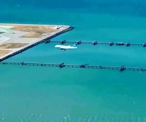 فرود A319 یونایتد در فرودگاه سانفرانسیسکو