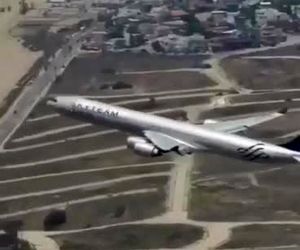 ویدیویی جذاب از افزایش ارتفاع ایرباس A340 