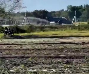 فرود ناموفق جنگنده نیروی هوایی مالزی