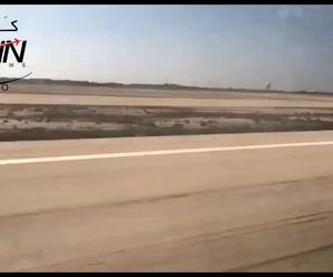  تایم‌لپس فرود در فرودگاه کیش