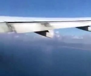 چنانچه در حین پرواز با این منظره مواجه شوید چه واکنشی خواهید داشت؟