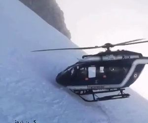 مهارت بالاى خلبان در کنترل هلیکوپتر 