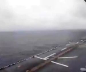 تیک‌آف F35B از روی ناو