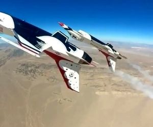 لذت پرواز با گروه تاندر بردز و F16