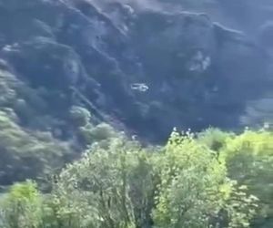 برخورد بالگرد با سیم برق و سقوط در دریاچه
خلبان شناکنان خود را نجات داد