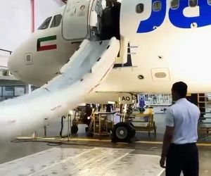 باز کردن سرسره نجات 