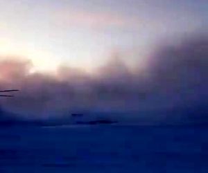 تیک‌آف از فرودگاه میرنی در یاکوتیا روسیه در دمای ۳۵- درجه سانتی‌گراد