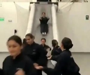 تمرین تخلیه مسافران در شرایط اضطراری