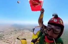 مهارت چترباز جان او را نجات داد