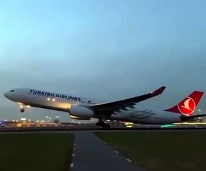 تیک‌آف از نمایی دیدنی