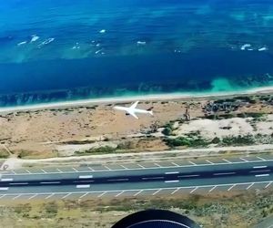 تیک‌آف ایرباس A330 دلتا از نمایی جذاب