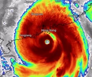 توقف کامل پروازها در هنگ‌کنگ بر اثر ابرطوفان Ragasa 