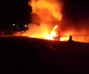 سقوط هواپیما در فیلیپین 