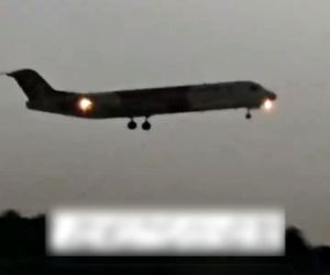 انصراف لحظه آخری خلبان فوکر ۱۰۰ از فرود در فرودگاه مهرآباد  