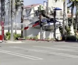 زخمی شدن ۵ تن طی سقوط بالگرد در کالیفرنیا