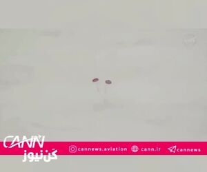 فرود تاریخی فضانوردان مأموریت «کرو-۱۰» پس از ۵ ماه در اقیانوس آرام