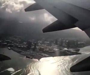 لحظه از دست رفتن موتور بر فراز هاوایی 