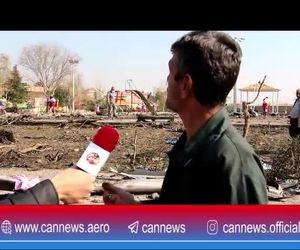 مصاحبه اختصاصی کن نیوز با نگهبان پارک شهرک لاله شهریار اولین فردی که به سانحه سقوط هواپیمای بویینگ 737 هواپیمایی اوکراین  رسید
