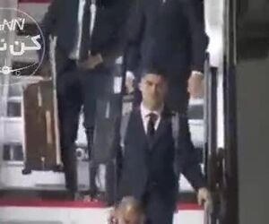 کریستیانو رونالدو به همراه تیم ملی پرتغال وارد دوحه شد
