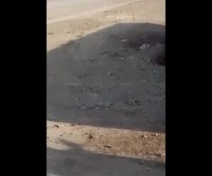 فرود اضطراری یک‌ هواپیمای آموزشی در اطراف چابهار+فیلم

