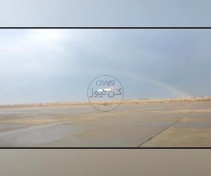  فرود در روز رخ‌نمایی رنگین‌کمان در فرودگاه امام خمینی(ره)