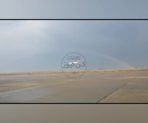 فرود در روز رخ‌نمایی رنگین‌کمان در فرودگاه امام خمینی(ره)