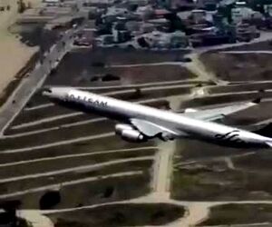 ویدیویی جذاب از افزایش ارتفاع ایرباس A340 