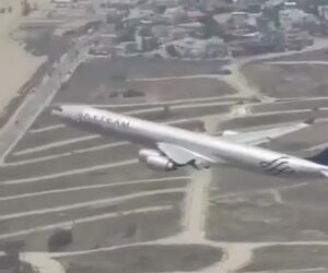 ویدیویی جذاب از افزایش ارتفاع ایرباس A340 