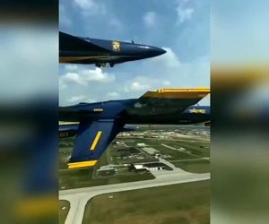 پرواز فورمیشن از نمایی بینظیر