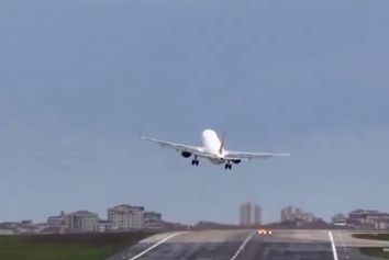 فرود ناموفق در فرودگاه صبیحه گوکچن