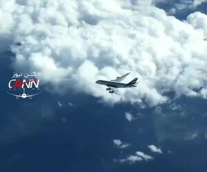 از داخل هواپیمای ایرباس A380 امارات