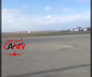 هواپیمای ایران‌ایر، ATR 72 در فرودگاه باکو