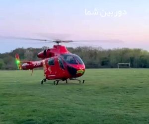 #دوربین_شما 
امدادرسانی هوایی به مقصد بیمارستان رویال‌فری لندن