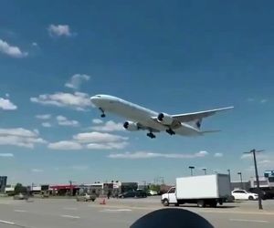 تقرب تریپل سون برای فرود در فرودگاه تورنتو