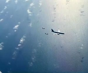 تصویر برداری هوایی از سوخت‌ گیری هوایی