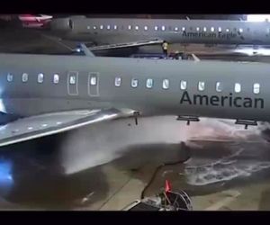 نازل بنزین هواپیما ناگهان رها شد و حادثه‌ای خطرناک رقم خورد