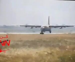 فرود C130 با سه موتور